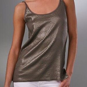 Vince Sequin Stud Tank Top